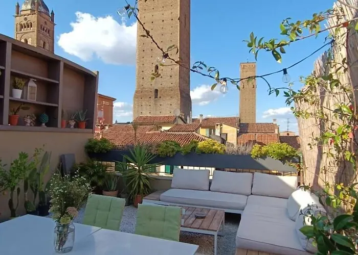 Rizzoli Panoramic Rooftop Appartement Bologne